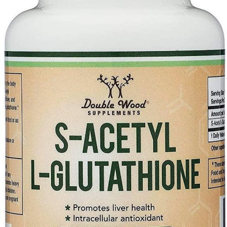 DOUBLE WOOD S-Acetyl L-Gluthathione С-Ацетил Л-Глутатион за сърце x 60 caps