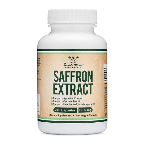 DOUBLE WOOD Saffron Extract Екстракт от Шафран за тонус х 210 caps