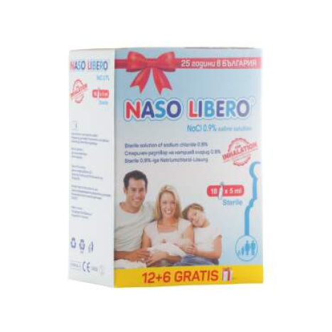 NASO LIBERO 0.9% разтвор за инхалации 5ml x 18