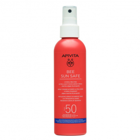 APIVITA BEE SUN SAFE Hydrating spray with an ultra-light texture for face and body SPF50 200ml