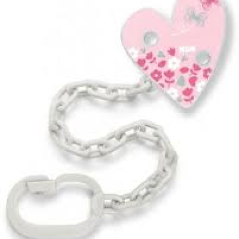 NUK Pacifier chain, heart