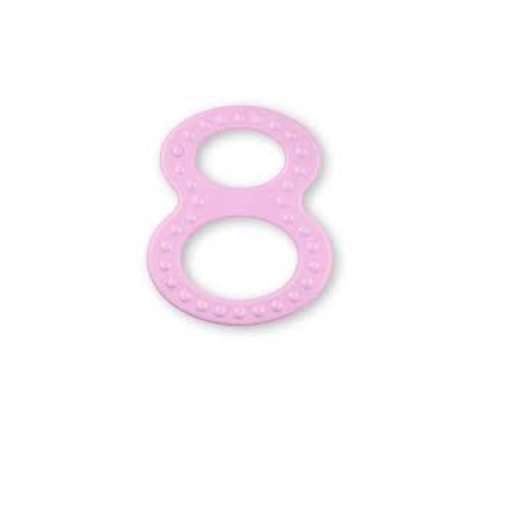 NUK Comb colored eights 2 pcs., 0+ months. Pink