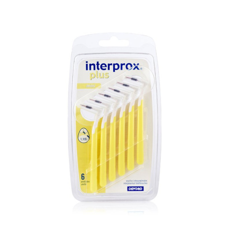 DENTAID интердентални четки за зъби INTERPROX PLUS 2G mini 1.1mm ISO 3 x 6 бр. блистер