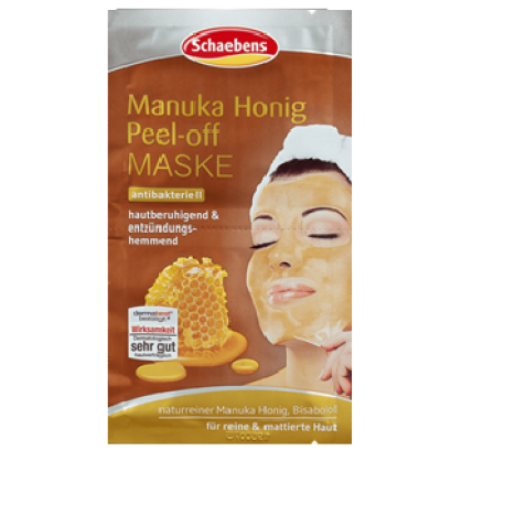 SCHAEBENS Peel-Off Maske, Manuka Honig Маска за лице Манука отлепяща