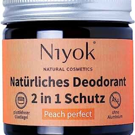 NIYOK PEACH PERFECT natural deodorant 2 in 1 protection оранж