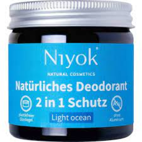 NIYOK LIGHT OCEAN natural deodorant 2 in 1 protection син