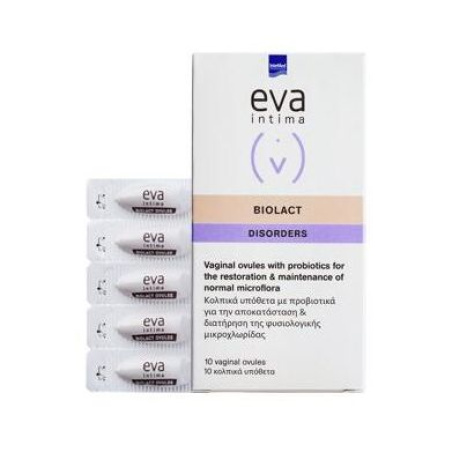 EVA INTIMA Biolact Ovules за лечение на вагинит и възстановяване на естествения баланс  x 10