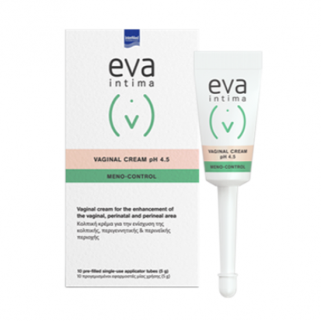 EVA INTIMA Vaginal Cream Meno Control pH 4.5 tubes възстановява способността на поддържащите тъкани на вагината x 10