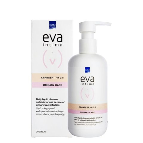 EVA INTIMA Wash Cransept pH 3.5 Ежедневно почистване, защита и облекчаване на чувствителната интимна зона 250ml