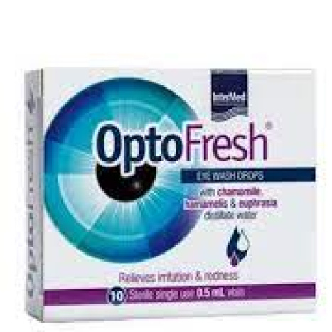 OPTOFRESH Eyewash Drops  стерилни капки за очи 0,5ml x 10
