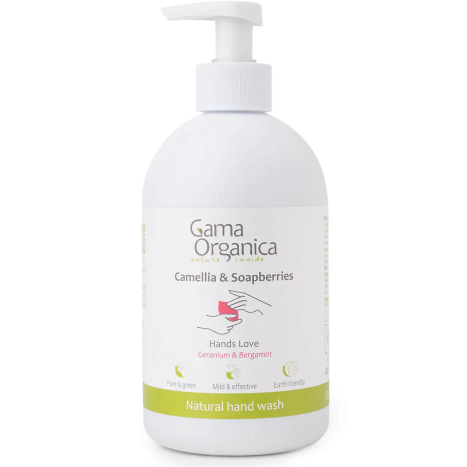 GAMA ORGANICA Натурален сапун за ръце с етерични масла от Гераниум и Бергамот 485ml