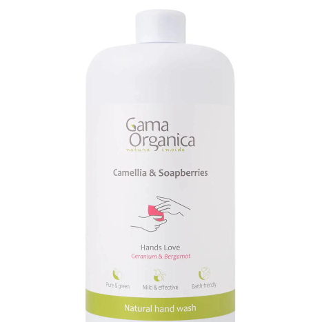 GAMA ORGANICA Натурален сапун за ръце с етерични масла от Гераниум и Бергамот 1000ml