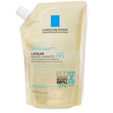 LA ROCHE-POSAY LIPIKAR LAVANT AP+ измиващо олио за тяло 400ml рефил