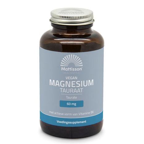 MATTISSON Vegan MAGNESIUM TAURAAT Магнезий (таурат) х 120 caps