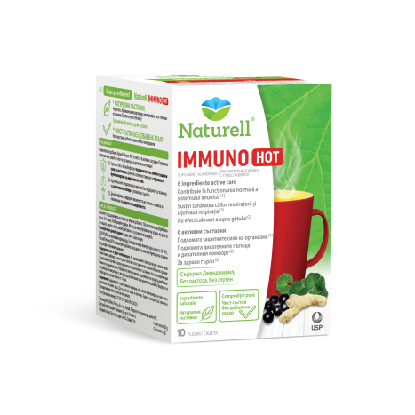NATURELL IMMUNO HOT подкрепа на имунната система x 10 sach