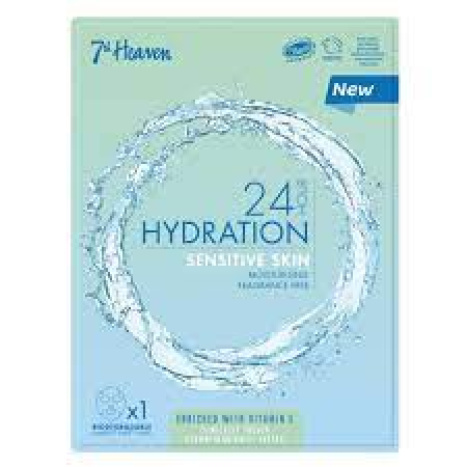 7th HEAVEN 24hr hydration mask- Sensitive -макса за лице NEW 16 g