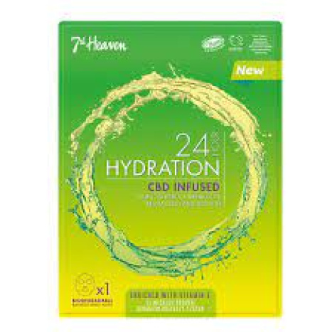 7th HEAVEN 24hr hydration mask- CBD -макса за лице NEW 16 g