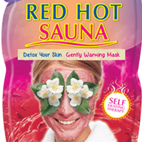 7th HEAVEN Самозагряваща сауна маска Червена глина макса за лице 15 g