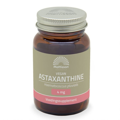MATTISSON Astaxanthine (Vegan) Астаксантин (от водорасли) 4 mg x 60 caps
