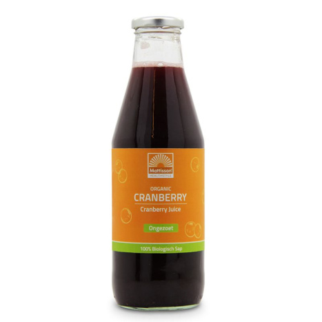 MATTISSON Organic Cranberry Juice БИО Сок от червени боровинки x 750 ml