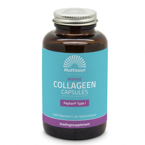 MATTISSON Marine Collagen Peptan® Type I Колаген (рибен, тип 1) с витамин С и хиалуронова киселина x 180 caps