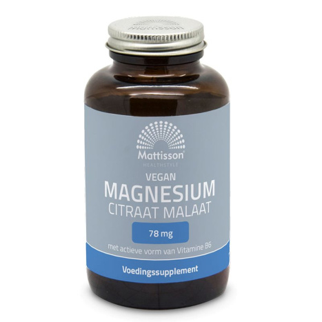 MATTISSON Magnesium Citraat Malaat Магнезий (цитрат, малат) х 120 caps