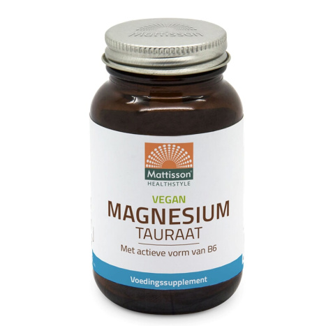 MATTISSON Magnesium Tauraat Мангезий (таурат) + витамин В6 х 60 caps