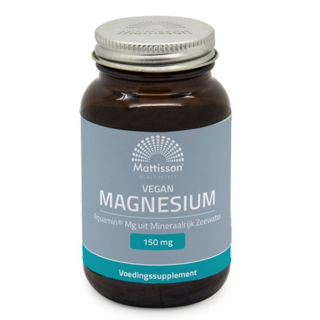 MATTISSON Vegan Magnesium Aquamin®uit mineraalrijk Zeewater Mорски Магнезий Аквамин®  х 90 caps