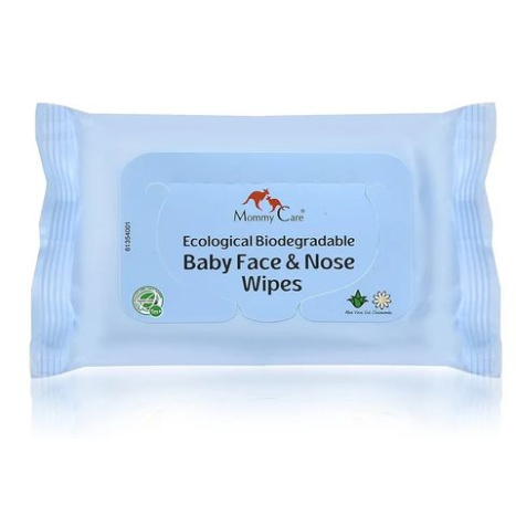 MOMMY CARE Екологични кърпички за нос и лице x 24