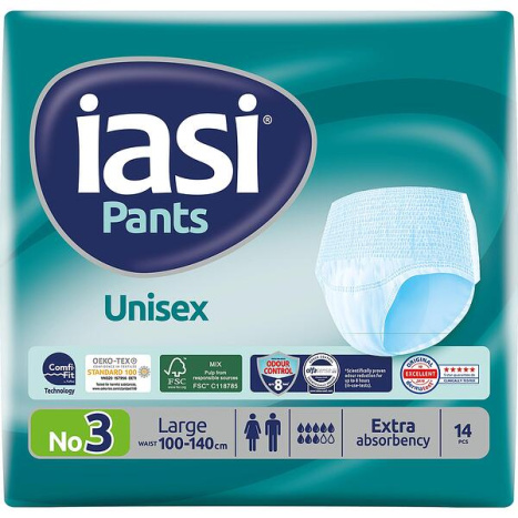 IASI PANTS N3/L UNISEX гащи за възрастни х 14