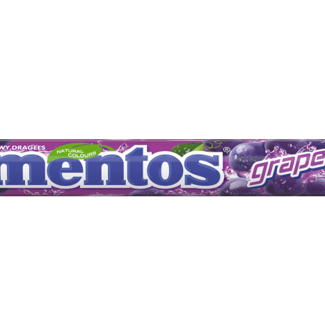 MENTOS GRAPES бонбони 37,5g