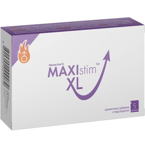 NATURPHARMA MAXISTIM XL стимулант за мъже x 5 sach