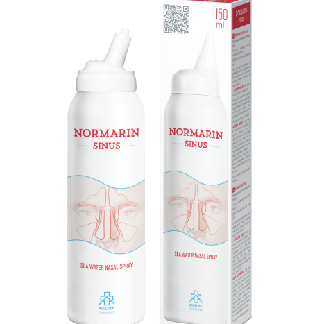 NORMARIN SINUS спрей за нос изотоничен р-р морска вода 2м+ 150ml
