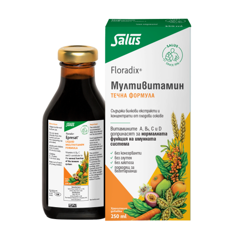 FLORADIX MULTIVITAMIN Сироп с мултивитамини 250ml