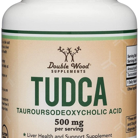DOUBLE WOOD TUDCA (Тауроурсодезоксихолова киселина) 500 mg за черен дроб x 60 caps