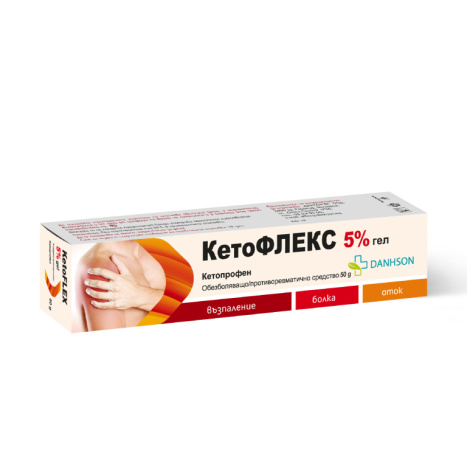 KETOFLEX 5% gel 50g pressurised conteiner