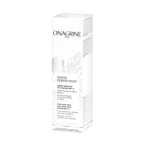 ONAGRINE WHITE PERFECTION Дневен крем за сияйна кожа и равномерен тен с SPF 15+ 40 ml/P01530