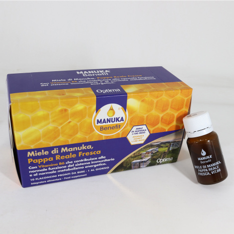 MANUKA BENEFIT Пчелно Млечице с мед от Манука и Витамин B6 100 ml