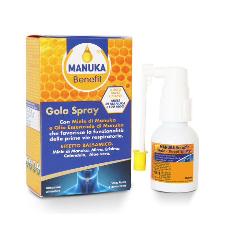 MANUKA BENEFIT Спрей за гърло с мед от Манука 20 ml
