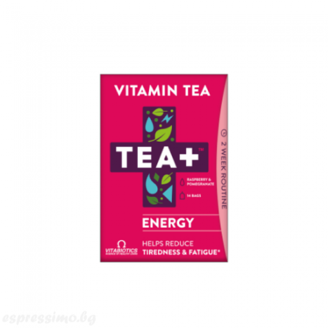 VITABIOTICS TEA+ Energy чай за енергия с витамини x 14