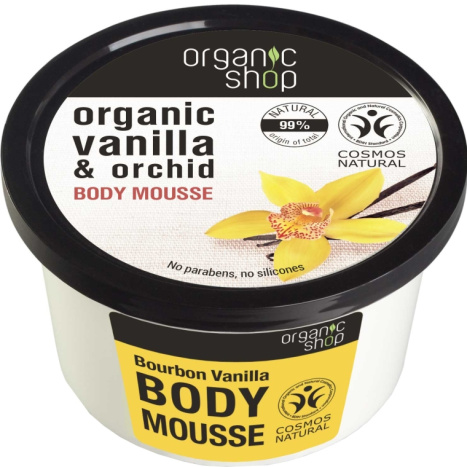ORGANIC SHOP Body mousse Burbon Vanilla 250ml
