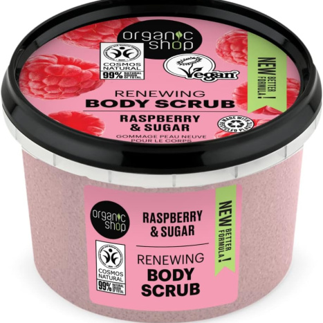 ORGANIC SHOP Body scrub Raspberry cream 250ml