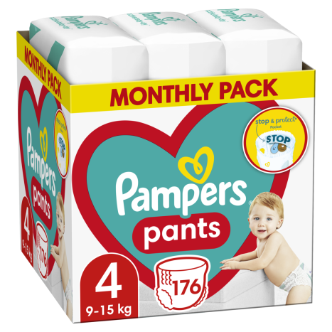 PAMPERS гащи MSB S4 9-15kg x 176