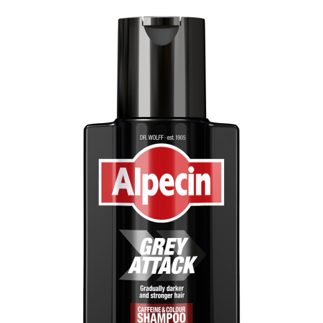 ALPECIN Grey Attack кофеинов оцветяващ шампоан 200ml