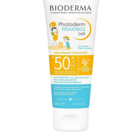 BIODERMA PHOTODERM Pediatrics Lait SPF50+ Слънцезащитно мляко за деца 100ml