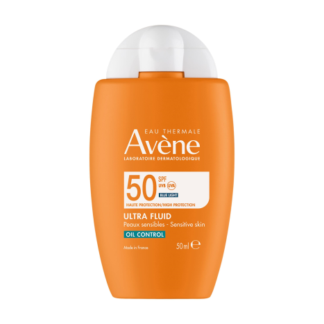 AVENE SUN ULTRA FLUID SPF50 слънцезащитен ултра флуид за мазна кожа 50ml