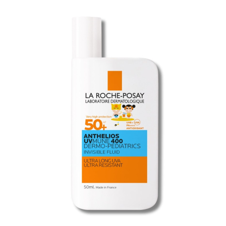 LA ROCHE-POSAY ANTHELIOS UVMUNE 400 SPF50+ слънцезащитен флуид за лице за деца 50ml