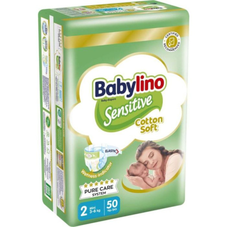 BABYLINO COTTON SOFT N2 VP 3-6кг х 50