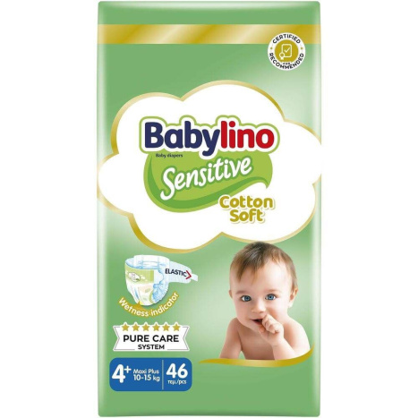 BABYLINO COTTON SOFT N4+ VP 10-15кг х 46