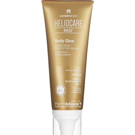 HELIOCARE 360 BODY CLOW Слънцезащитен крем за тяло с частици SPF 50+ 100ml/23269